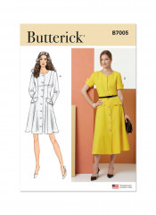 B7005 Butterick Schnittmuster Kleid