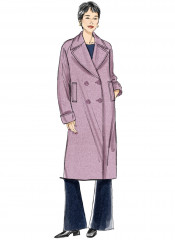 B7007 Butterick Schnittmuster Mantel Jacke