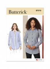 B7010 Butterick Schnittmuster Hemdbluse