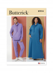 B7014 Butterick Schnittmuster Freizeit-Kombi EASY!