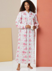 B7015 Butterick Schnittmuster Nachthemd