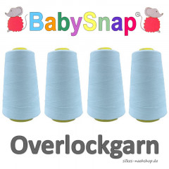 Babysnap Overlockgarn hellblau 4x2700m