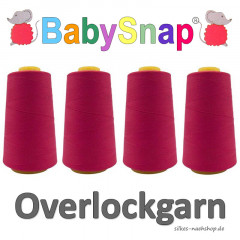 Babysnap Overlockgarn pink 4x2700m