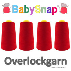 Babysnap Overlockgarn rot 4x2700m