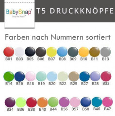 SNAPS Druckknopf-Set 12,4mm im 25er-Pack