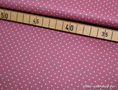 50cm Baumwollstoff Popeline MIX-IT DOTS mauve