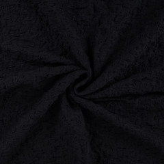 50cm Cotton Cloque schwarz