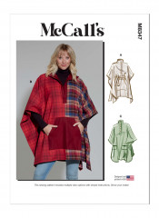 M8347 McCalls Schnittmuster Poncho