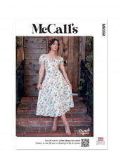 M8359 McCalls Schnittmuster Kleid Blusentop