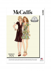 M8379 McCalls Schnittmuster Vintage Kleid 70er Jahre