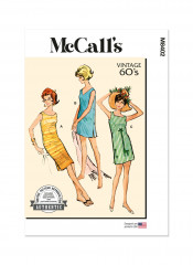 M8402 McCalls Schnittmuster Vintage Kleid 60er Jahre