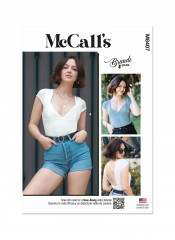 M8407 McCalls Schnittmuster Designer Bodysuit Top