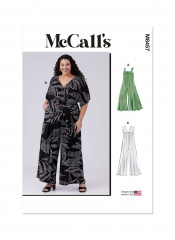 M8457 McCalls Schnittmuster Jumpsuit Overall