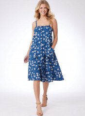 M8499 McCalls Schnittmuster Vintage-Kleid Top 70er Jahre