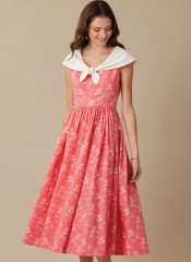 M8539 McCalls Schnittmuster Laura Ashley Retrokleid