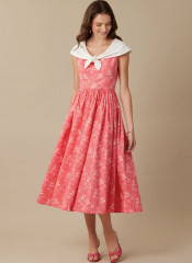 M8539 McCalls Schnittmuster Laura Ashley Retrokleid