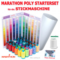 MARATHON Poly STARTER-SET für die STICKMASCHINE