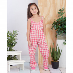 9558 Simplicity Schnittmuster Kinder Overall Kleid EASY!