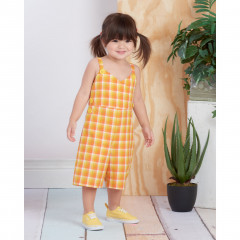 9558 Simplicity Schnittmuster Kinder Overall Kleid EASY!