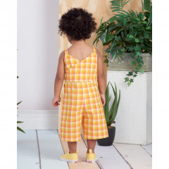 9558 Simplicity Schnittmuster Kinder Overall Kleid EASY!