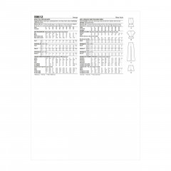 9612 Simplicity Schnittmuster Kombination