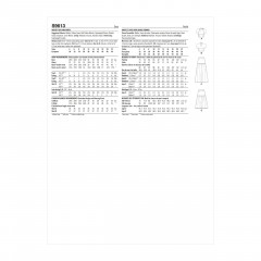 9613 Simplicity Schnittmuster Rock mit Top EASY!