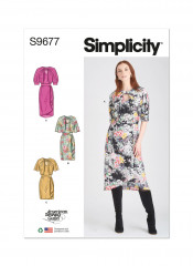 9677 Simplicity Schnittmuster Kleid