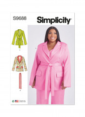 9688 Simplicity Schnittmuster Blazer