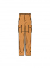 9693 Simplicity Schnittmuster Herren Cargo-Hose