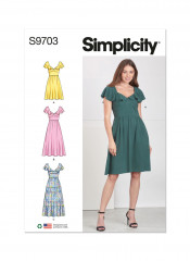 9703 Simplicity Schnittmuster Kleid