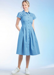 9742 Simplicity Schnittmuster Kleid im Retro-Style