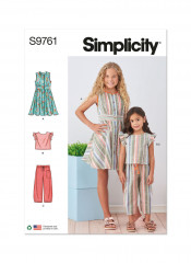 9761 Simplicity Schnittmuster Kinder-Kombination