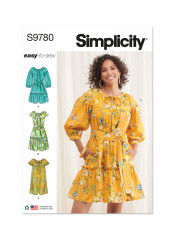 9780 Simplicity Schnittmuster Kleid EASY!