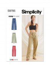 9785 Simplicity Schnittmuster Hose EASY!