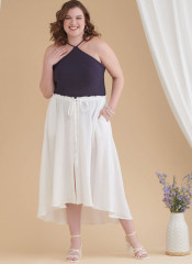 9787 Simplicity Curvy Schnittmuster Rock EASY!