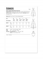 9805 Simplicity Schnittmuster Schürze und Tasche EASY!