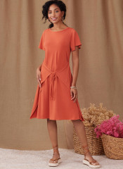 9947 Simplicity Schnittmuster Jerseykleid EASY!