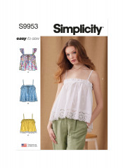 9953 Simplicity Schnittmuster Top EASY!