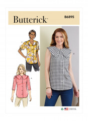 B6895 Butterick Schnittmuster Blusen