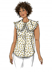 B6896 Butterick Schnittmuster Bluse