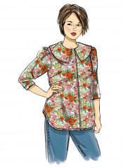 B6896 Butterick Schnittmuster Bluse