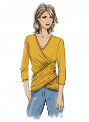 B6909 Butterick Schnittmuster Jersey-Shirt EASY!