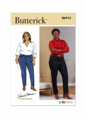 B6912 Butterick Schnittmuster Designer Jeans