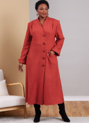 B6918 Butterick Schnittmuster Mantel Jacke