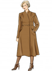 B6918 Butterick Schnittmuster Mantel Jacke