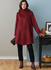 B6919 Butterick Schnittmuster Designermantel