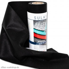 Gunold Felty Stickfilz schwarz 25cm x 3m Rolle