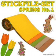 Stickfilz-Set SPRING No.1