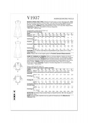 V1937 VOGUE Schnittmuster Kleid Tunika