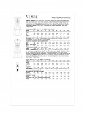 V1951 VOGUE Schnittmuster Designerkleid